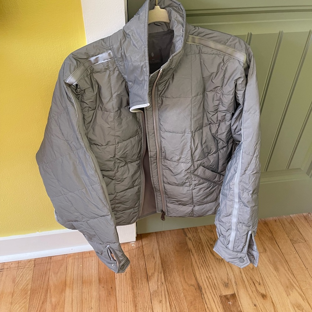FP Movement by Free People Reflective Silver Puffer Jacket small - Picture 10 of 16